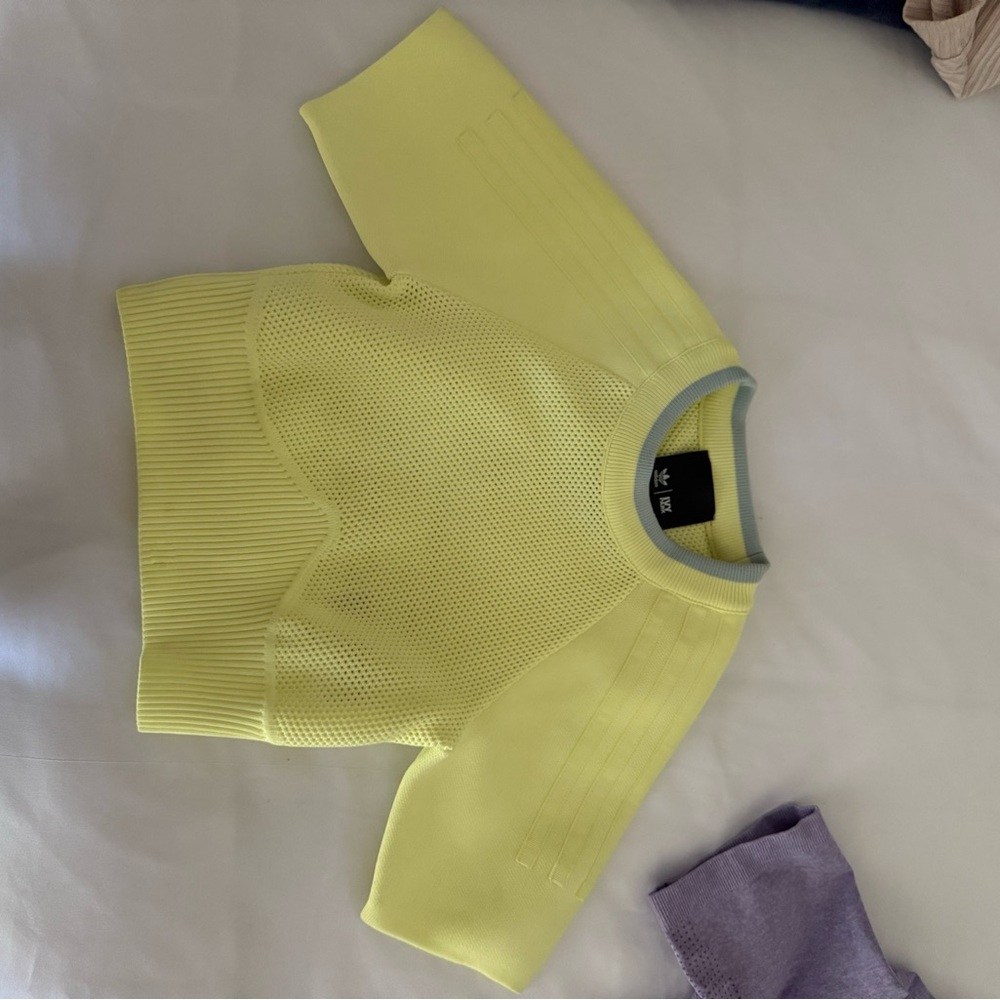 Ivy park x adidas yellow mesh top - Picture 4 of 4